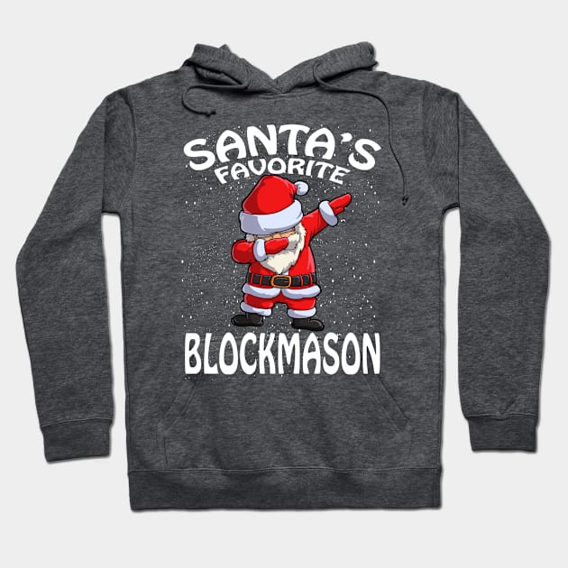 Santas Favorite Blockmason Christmas Hoodie by intelus